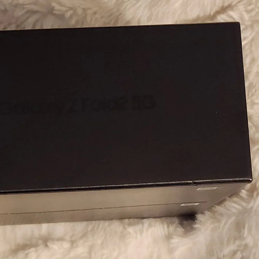 Samsung Galaxy Z Fold 2 5G Black Empty Phone BOX (no phone) + All Inserts